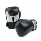 PS0302A-BLK  Deluxe Pro Leather Boxing Kickboxing Martial Arts Gloves 12 oz BLACK