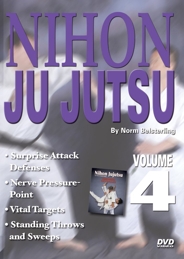 VD5591A Nihon Ju Jutsu #4 DVD Norm Belsterling pressure point ground fighting sweeps