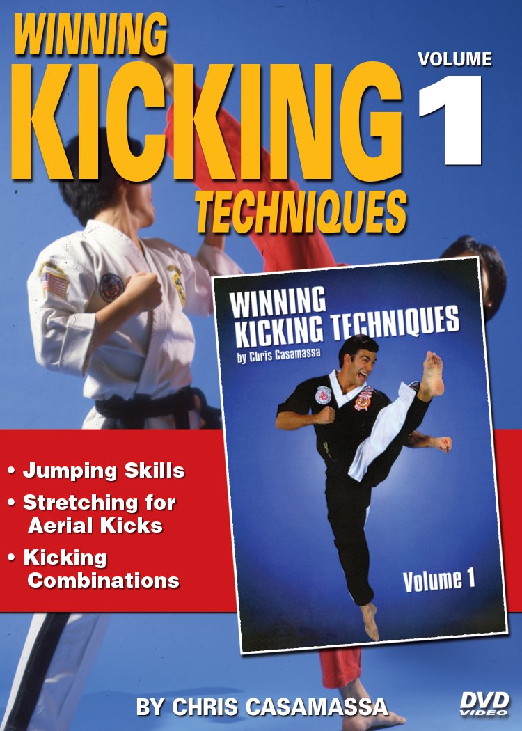 VD5606A  Winning Tournament Kicking Techniques #1 DVD Red Dragon Karate Chris Casamassa