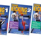 VD5608P  3 DVD SET Winning Kicking Techniques Red Dragon Tournament Karate - Casamassa
