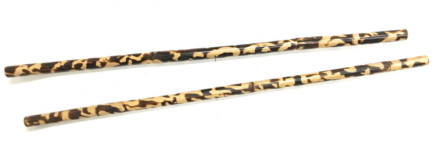 WF1730A(2)  2 Combat Burned Rattan Escrima Kali Arnis Filipino Martial Art Karate Sticks