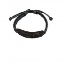 AJ0109A  Handmade Filipino KALI Leather adjustable Wristband martial arts RARE!