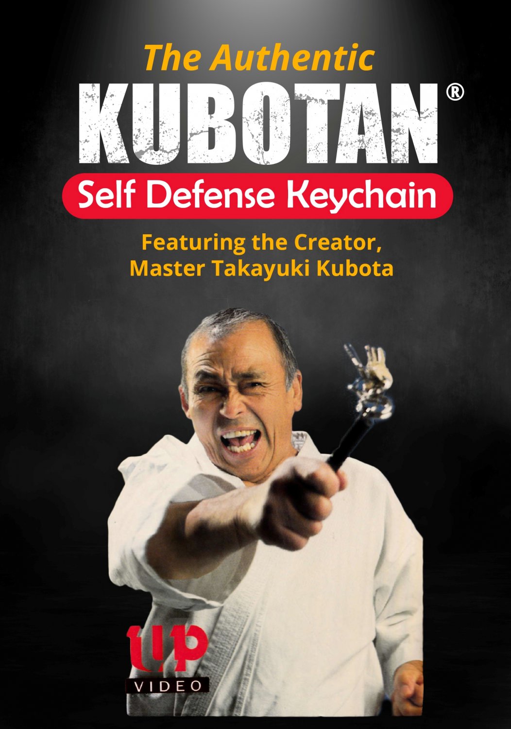 VD5338A Authentic Kubotan Self Defense Keychain DVD Takayuki Kubota