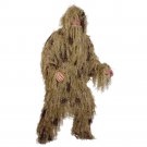 YZ8008A-DER  Paintball Airsoft Stealth Desert Tan Camo Ghillie Suit Adult Medium Large