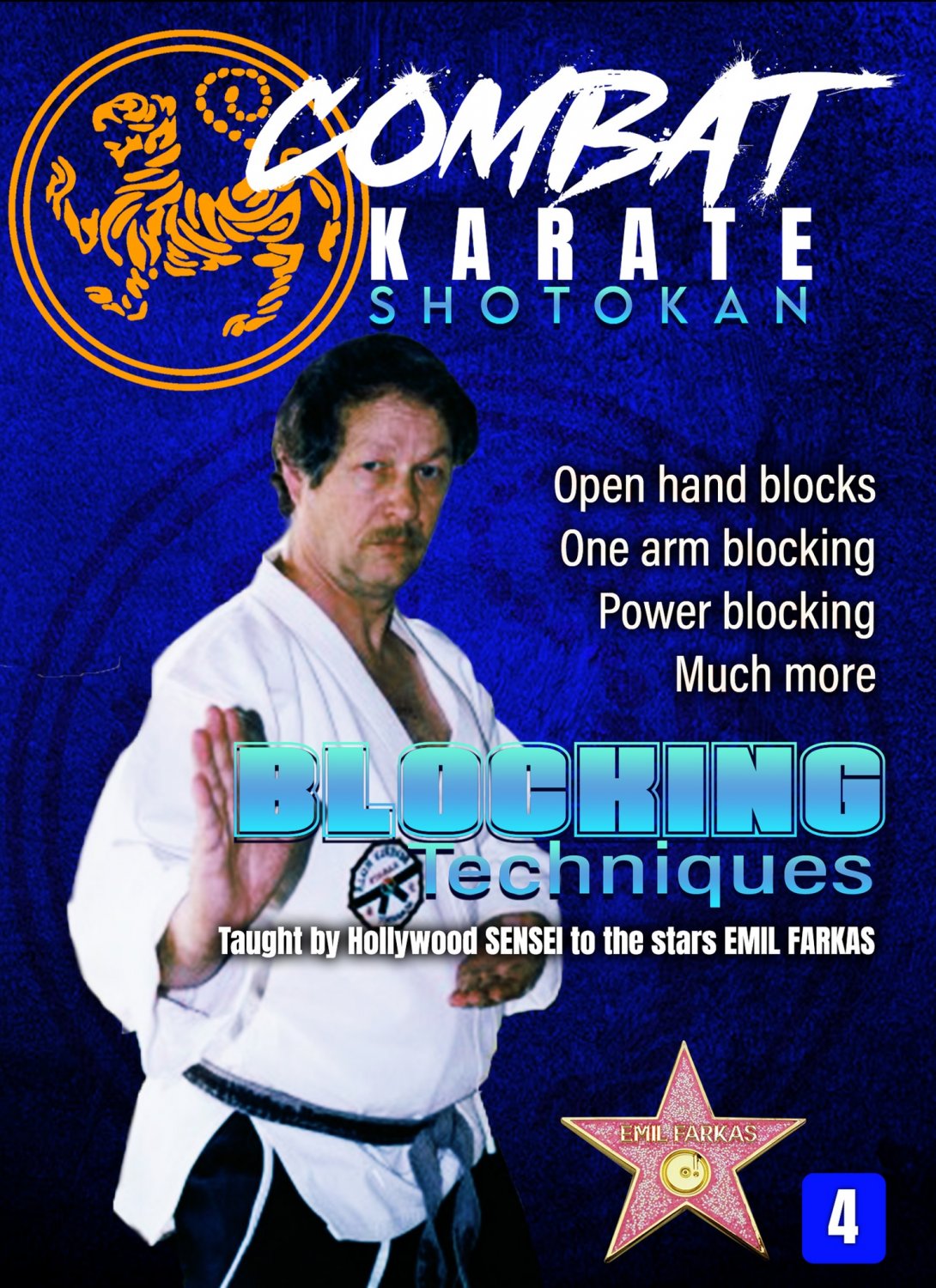 VD9468A Combat Shotokan Karate 4 Hand Arm & Power Blocking Techniques