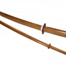 WJ0540P  Aikido Kenjutsu Iai Japanese Samurai Oak Hardwood Sword Set Daito Shoto Bokken