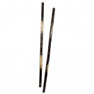 WF1530A Pair Deluxe Carved Escrima Kali Arnis Sticks Fire Hardened Burned Rattan 28"