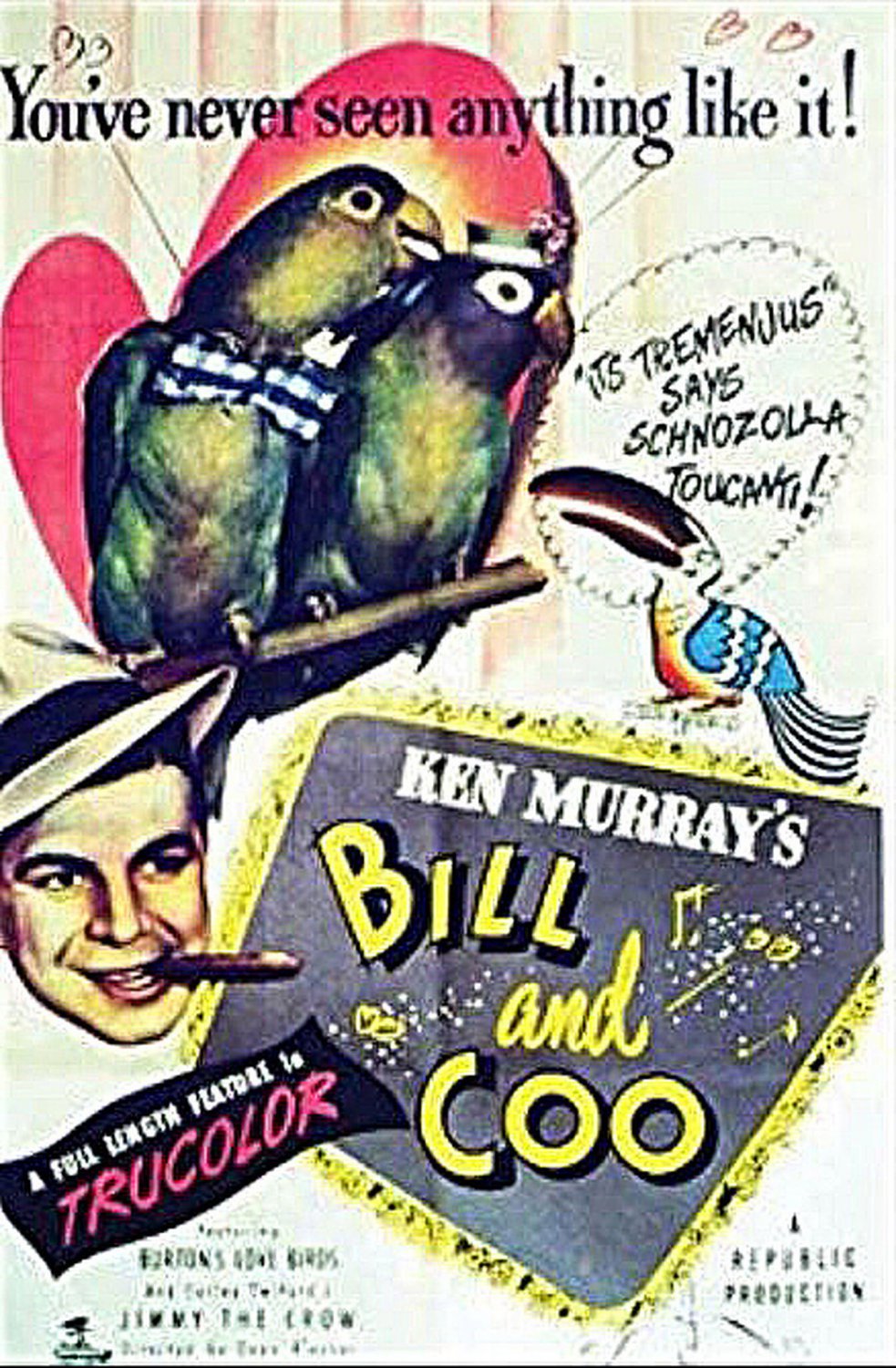 VD9390A-VD DIGITAL VIDEO Bill and Coo movie old animated adventure