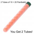 XP9505A(2)  2 Tube (20 balls) Smelly Stinky .68cal Specialty Novelty Paintballs
