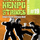 VD9656A When Kenpo Karate Strikes #19 Short Form 3 Green Belt DVD Larry Tatum