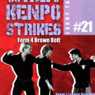 VD9658A When Kenpo Karate Strikes #21 Form Kata 4 Brown Belt DVD Larry Tatum