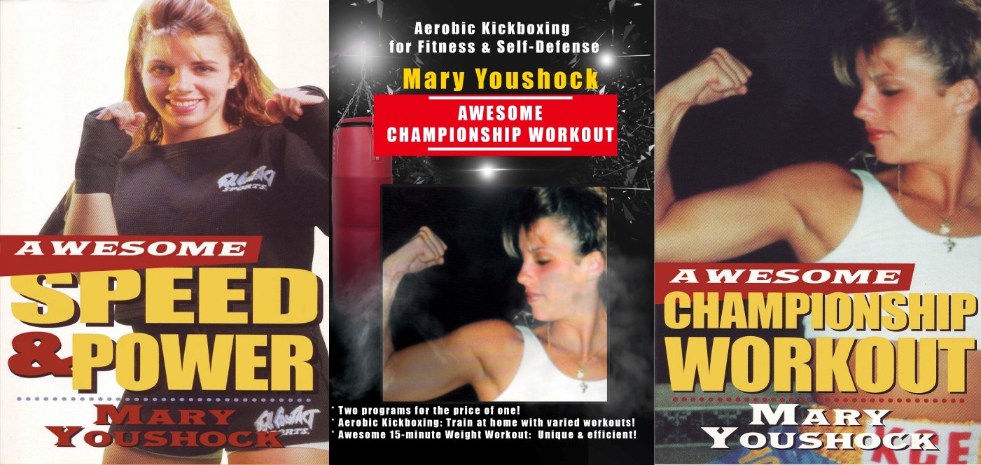VD3118P  3 DVD SET Awesome Speed & Power Martial Arts Aerobic - Mary Youshock