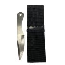 KO2500A Safety Mini Practice Metal Training Dull Blade 6" Knife + Sheath