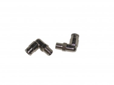 XP9958A-SL(2) 2 (two) Macroline Paintball 90degree Swivel Elbows Spyder Metric threads CO2 HPA