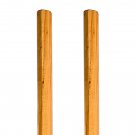 WF1340A  2 Filipino Escrima Kali Arnis Black Cherry Hardwood Demo Sticks Set 28" x 1"