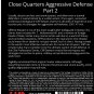 VD3129A W.A.R. Elite Pro Bodyguard #7 Close Quarters Aggressive Defense 2 DVD Cliff Stewart