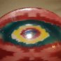 Antique Russian Gardner, Kuznetsov IKAT large plate 1900.