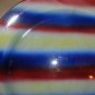 Antique Russian Gardner, Kuznetsov IKAT large plate 1900