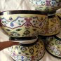Imperial Russian Soviet Gardner Complect set of Bowls