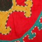 Antique uzbek silk suzani Prayer rug.