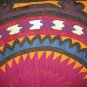 RARE FINE SUZANI, ANTIQUE UZBEK SILK EMBROIDERY, 1880