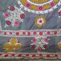 Antique Uzbek Suzani Tashkent, ethnic textile, Central Asia, circa 1910.
