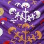 ANTIQUE UZBEK SUZANI SAMARKAND SILK EMBROIDERY, 1900.