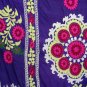 ANTIQUE UZBEK SUZANI TASHKENT SILK EMBROIDERY, 1920.