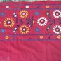 ANTIQUE UZBEK SUZANI SILK EMBROIDERY, 1920