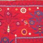 ANTIQUE UZBEK SUZANI SILK EMBROIDERY, 1920