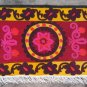 ANTIQUE UZBEK TASHKENT SUZANI SILK EMBROIDERY