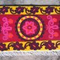 ANTIQUE UZBEK TASHKENT SUZANI SILK EMBROIDERY