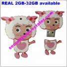 U disk 4GB in sheep appearance