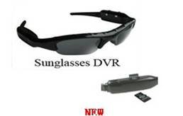 Black Video Recording Camera Sunglasses DVR 2G free shipping US$64.99