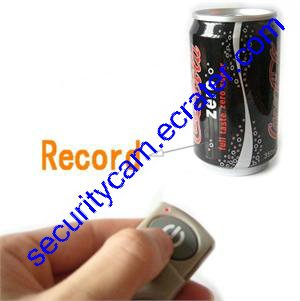 4GB SPY Coke Can DVR Came w/ Wireless Remote - SPY-COKE-REMOTE