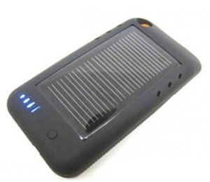 solar  mobile phone charger, iphone4 solar charger with battery inside