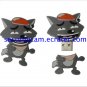 2GB grey wolf cartoon USB drive with free shipping USD8.99