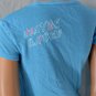 OLD NAVY CUTE BLUE NOT INTERESTED LOGO TUNIC TOP Sz S