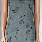Breaking Loose Gray Floral Cocktail Mini Sun Dress 5/6