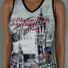 So Sporty Vienna Racer Back Athletic Yoga Gym Top Sz M