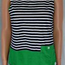 Marisa Christina Sailor Striped Tank Top Shirt Sz S