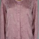 Newport News Crinkle Asian Kimono Blouse Top Sz 6 M