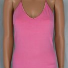 Forever 21 Sexy Malibu Hot Pink Tunic Halter Top Sz S M