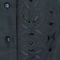 Silkland Black Silk Linen Button Down Tank Top Sz PM M