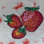 Passport Cute Red Tie Dye Wild Strawberry Tank Top Sz M