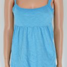 So Wear It Cute Trendy Blue Empire Tank Top Shirt Sz M