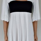 Design History White Viscose Grecian Goddess Dress Sz S