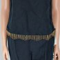 NWT Finity Black Linen Silk Tank Top & Capri Pants Sz 4