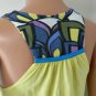 DZ DOUBLE ZERO YELLOW RACER BACK TANK TOP SHIRT Sz M
