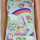Scanty Hippie 60s Woodstock Peace Tunic Tank Top Sz S